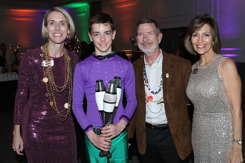 Foundation Vice President Gray Videnka, Alex Hume, President and CEO at Goodwill Industries Manasota Bob Rosinsky and Pavitra Ciavardone