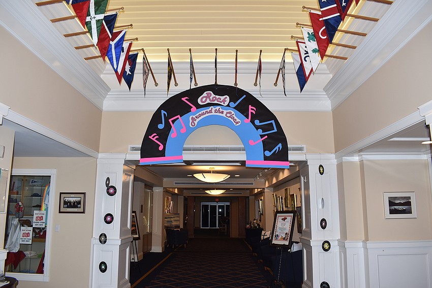 The venue welcomes you in.