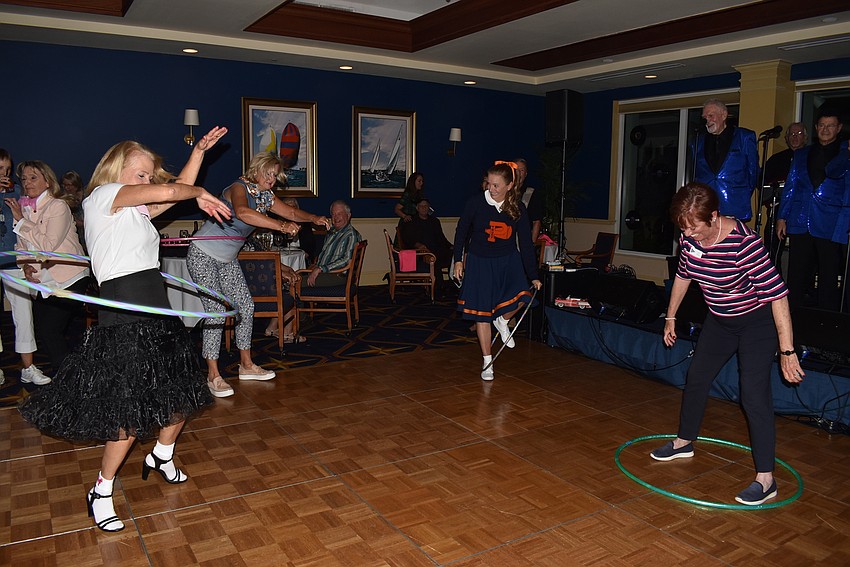 When the hula hoops came out, guests gave each other a wide berth.