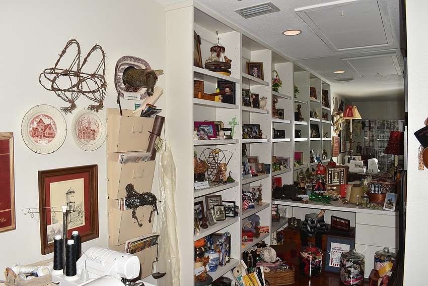 Lammers' studio seems to go on forever.