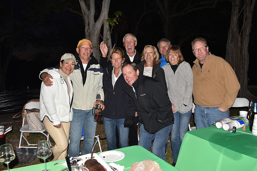 Members of SecurAll Insurance Agency, one of the event's sponsors.