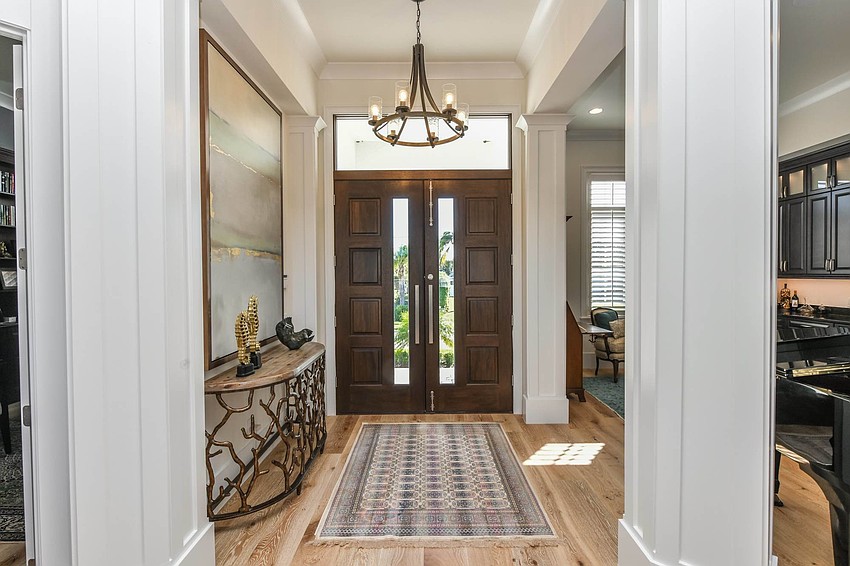 The entryway to the Langteau home. Photo courtesy of Angela Nutter.