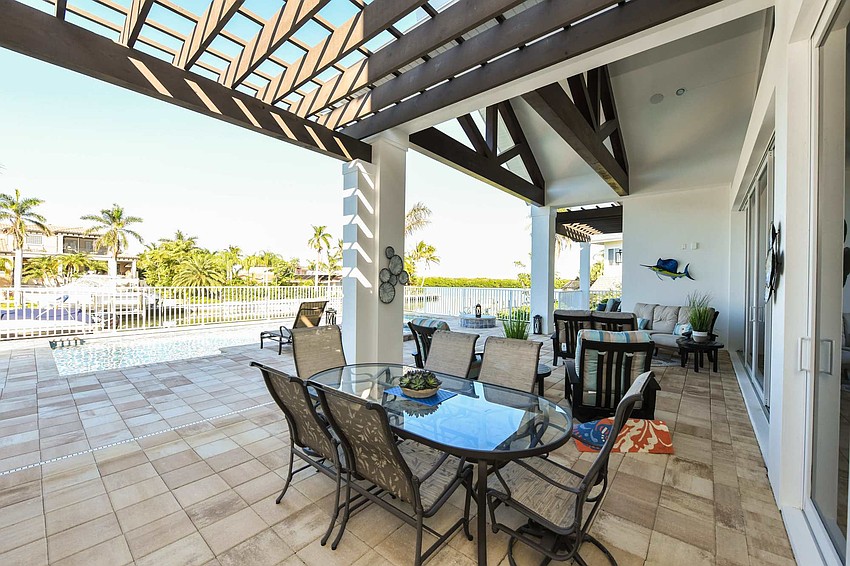 The outdoor living space. Photo courtesy of Angela Nutter.