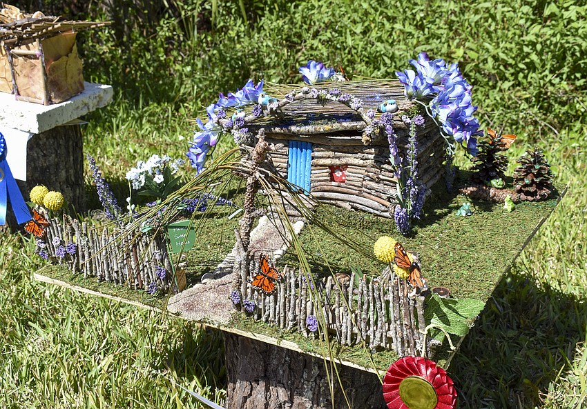 A fairy house competition took place.