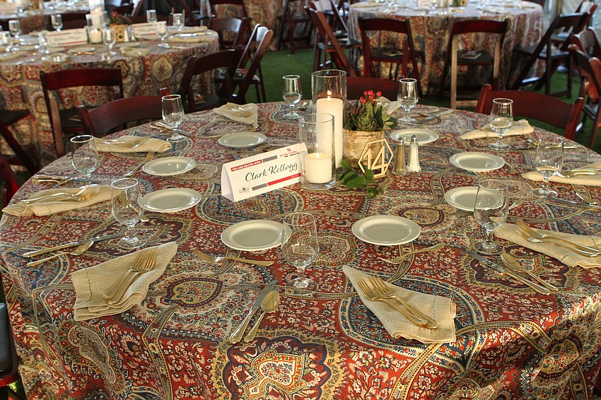 More than 200 guests were at the party.