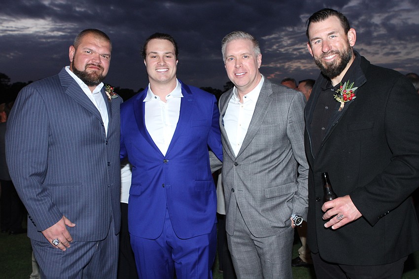 David Baas, Austin Reiter, Mike Gough and Adam Snyder