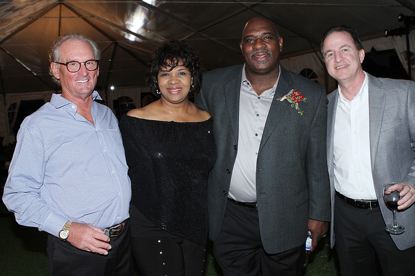 Jeff Roby, Monica and Keith Byars and Elliott Falcioni