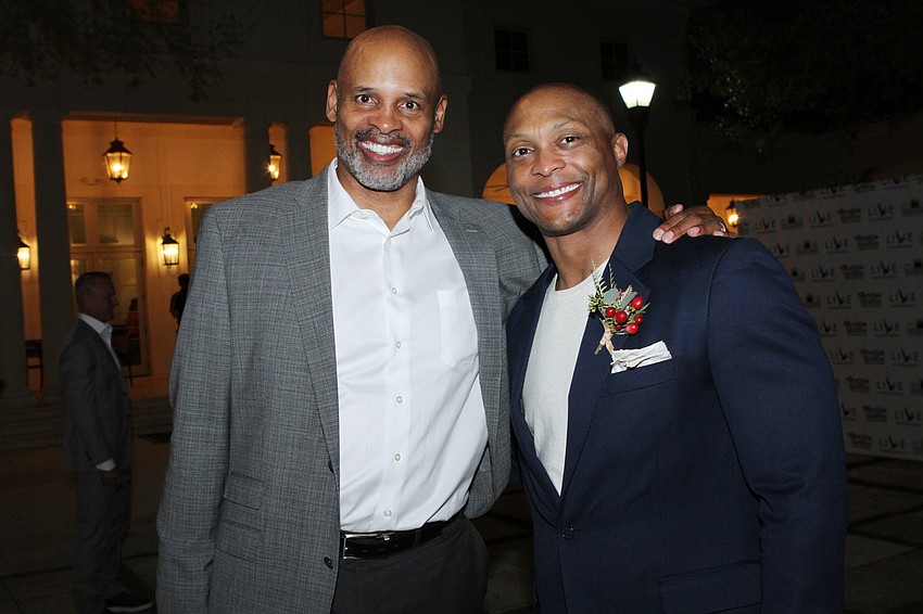 Clark Kellogg and Eddie George