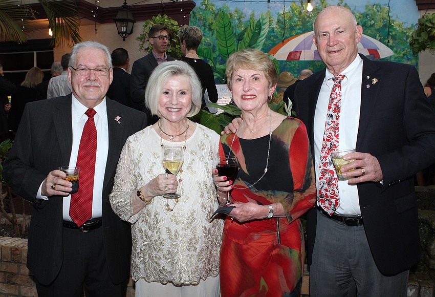 Wayne and Barbara Brewer with Judie and Mike Lovell