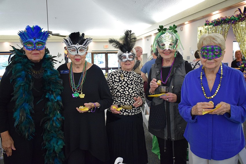 Gail Clay, ECW President and Chair of the event, Jan Webb, Heidi Thomas, Gail Ashley and Carolyn Judd. Photo courtesy of Tom Thomas.