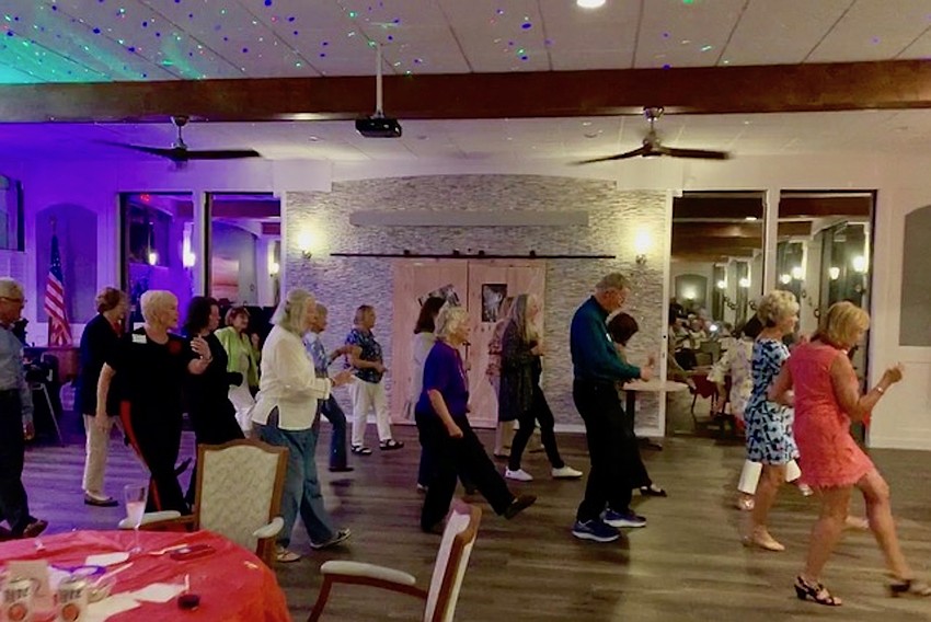 Dancers at the party. Photo courtesy of Gail Gilvey.