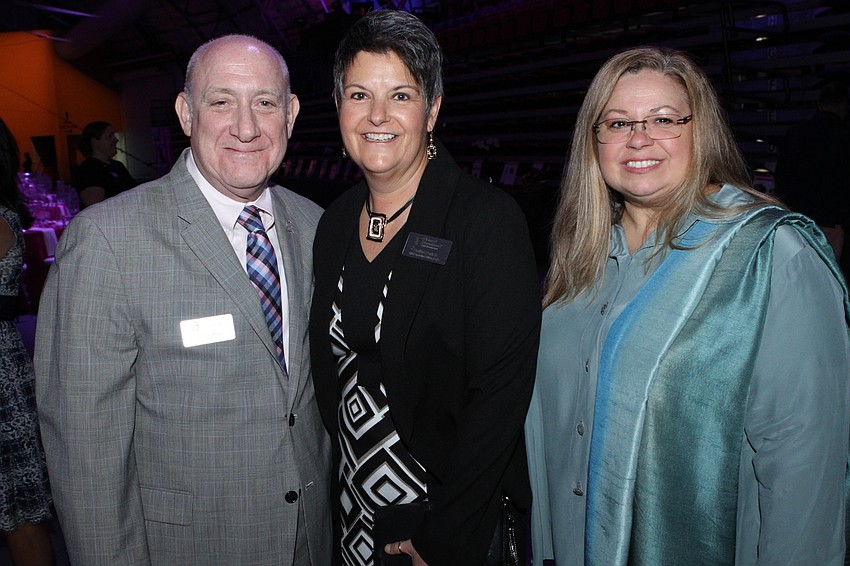 Vice Chair Dennis Rees, Pauline Parrish and Cathy Wilson