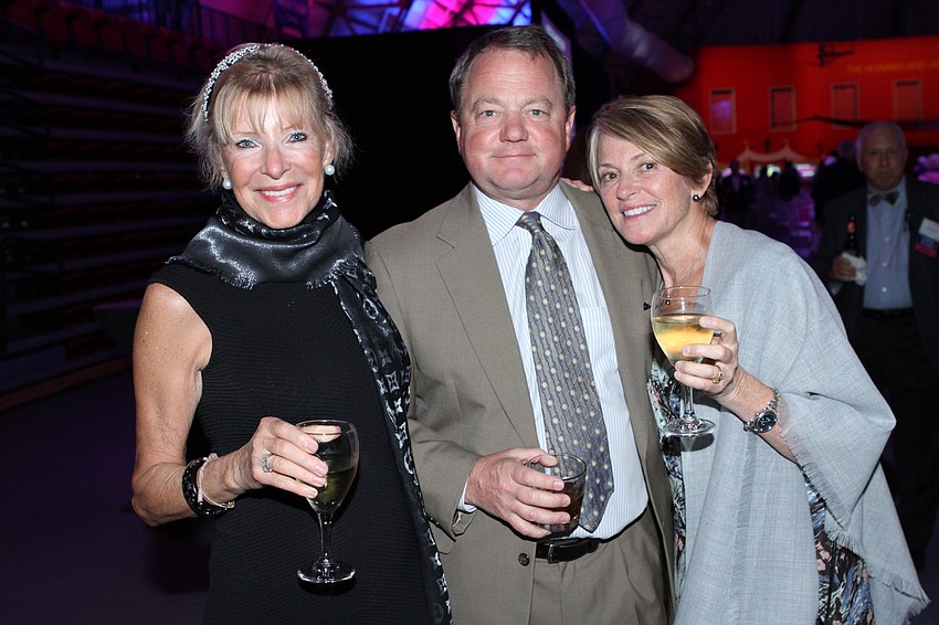 Nancy Mina with Donald and Shari Black