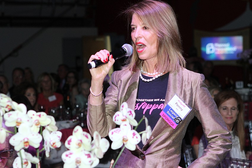 Penny Hill spoke to the importance of Planned Parenthood.