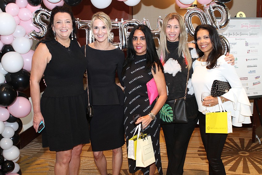 Lisa Budslick, Jessica Papineau, Lisa Wells, Cindy Monchecourt and Ingrid Eichman