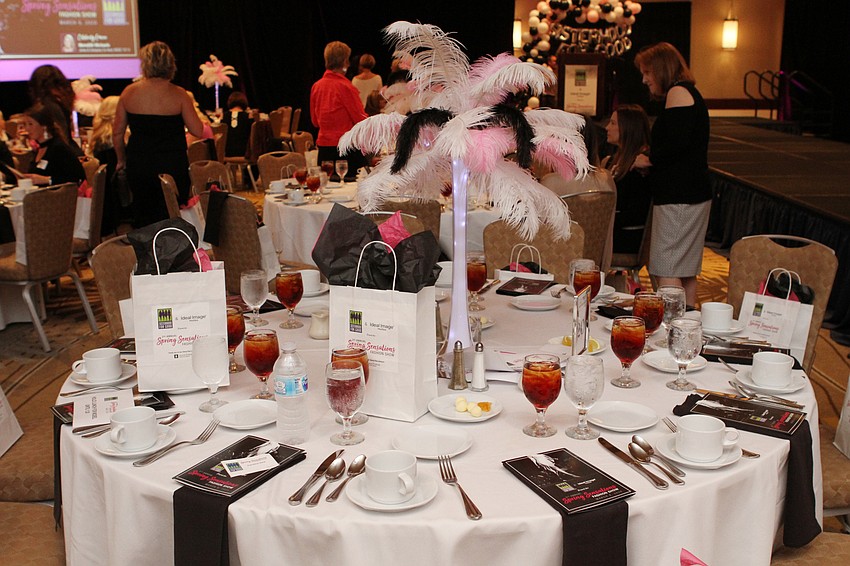 Guests eventually filled the ballroom for lunch.