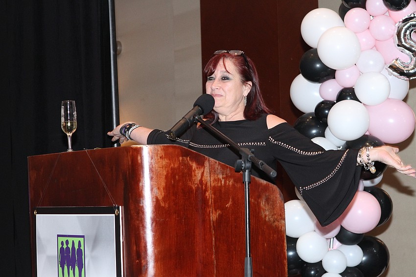 Darci Jacob started the fashion show.