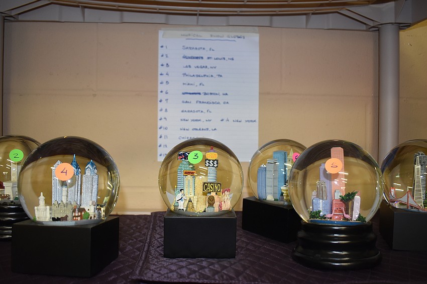 In the collectibles department were more expensive, one-of-a-kind items.