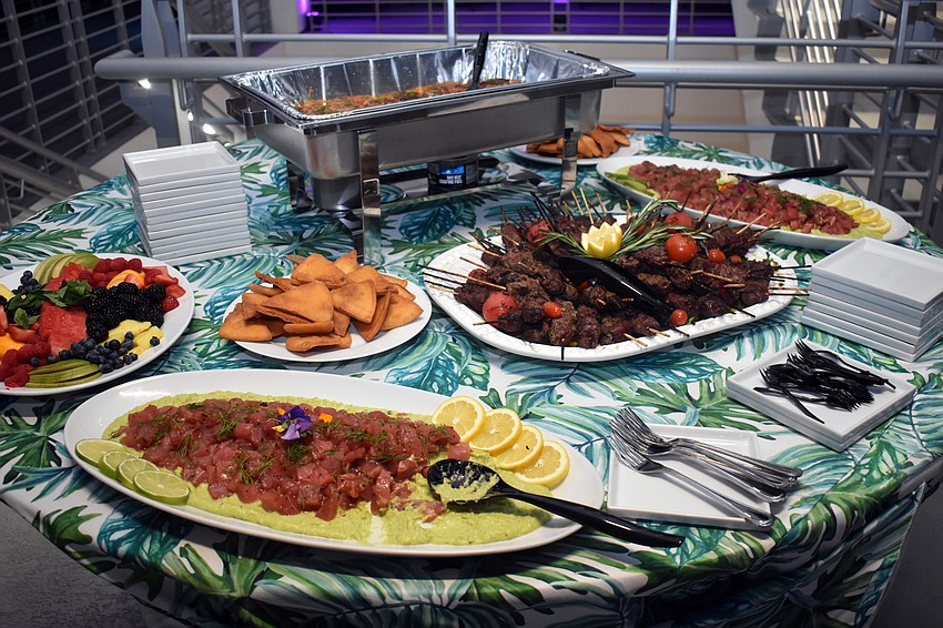 Food was provided by Appolonia Grill.