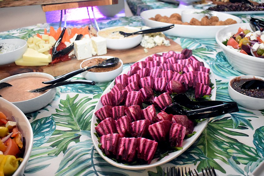 Food was provided by Appolonia Grill.