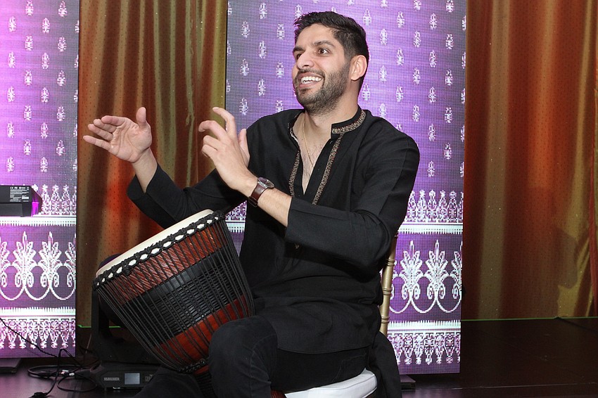 The five-piece Jashn band kept the night going.