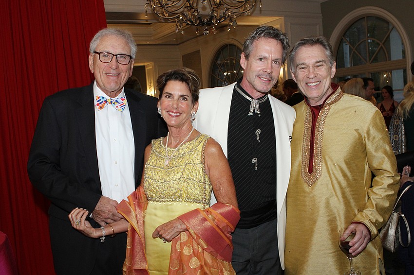 Harry Leopold and Audrey Robbins with James Jordan and John Kosa