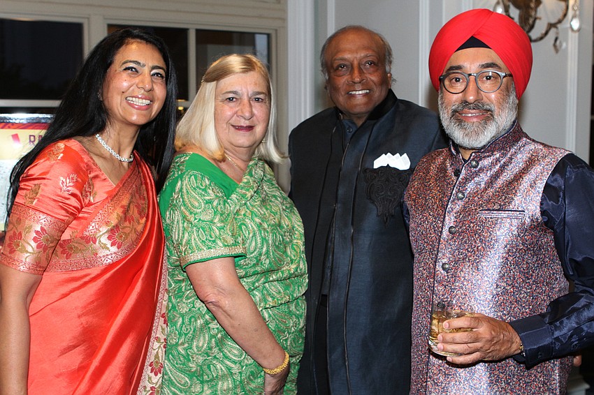 Ritu Anand, Ginny and Ravi Akhoury and Harry Anand