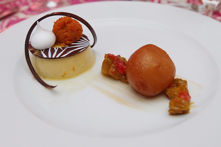 Dessert was a Gajar Ka Halwa Trifle.