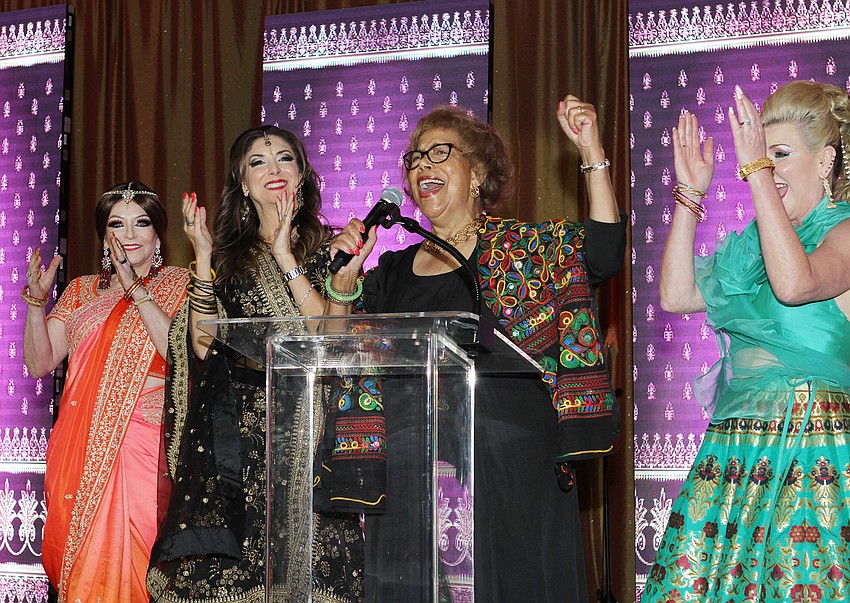 Co-Chairwomen Elisabeth Waters, Donna Koffman, Mary Braxton-Joseph and Tammy Karp pumped the crowd up.