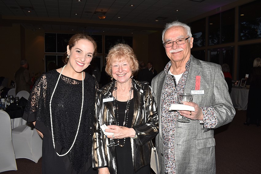 Rabbi Samantha Kahn with Barb and Joe Sander
