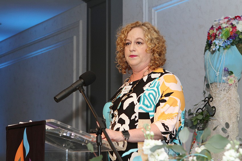 Deborah Breslof led off the program.