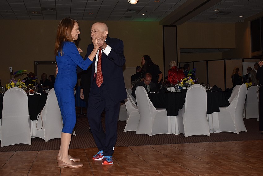 Lynn and Jerry Rothenberg on the dance floor.