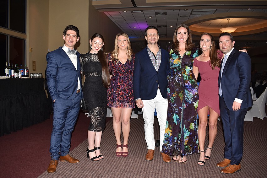 Young Professionals members Joe Ross, Savannah Samberg, Melanie Epstein, Jeremy Roth, Caitlyn Pearlman, Dan Walco and Jordana Klein