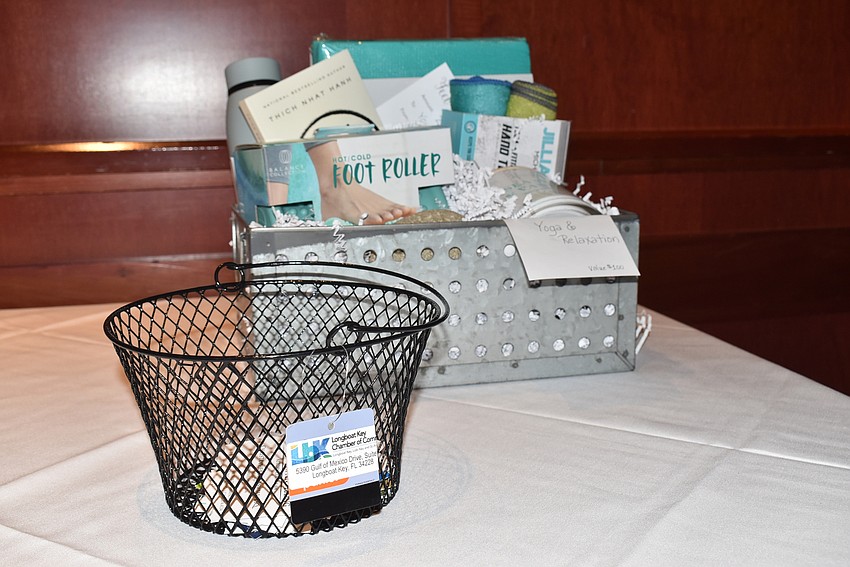 Debby McClung of Feel Good Yoga donated the raffle prize.