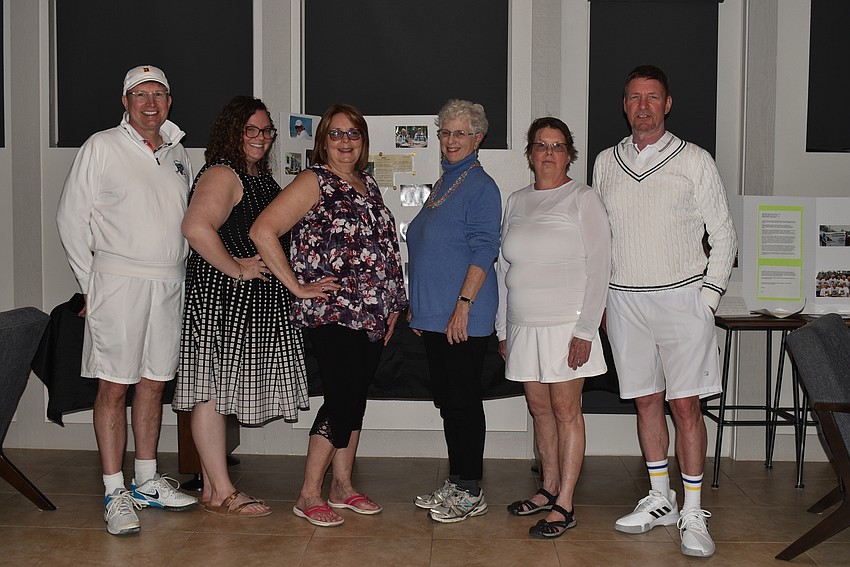 Paul Grisdale, Becca Eldridge, Sue Nelson, Jane Goodwin and Jacqui and John Grisdale