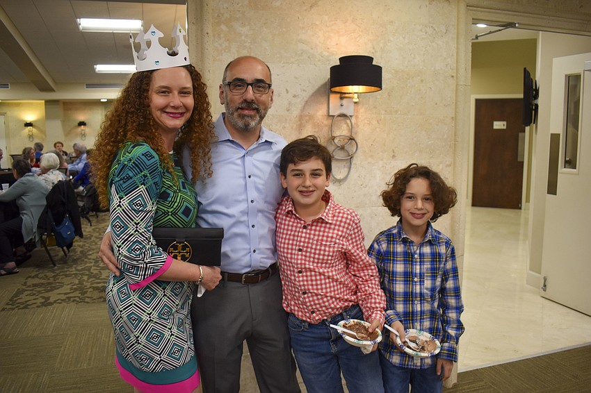 Amy and Richard Schwartz with sons Logan, 9, and Sam, 10
