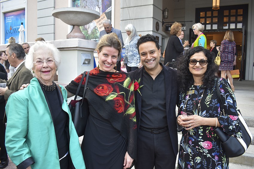 Isabel Norton, Anne Chandra, Bharat Chandra and Maneesha Lal