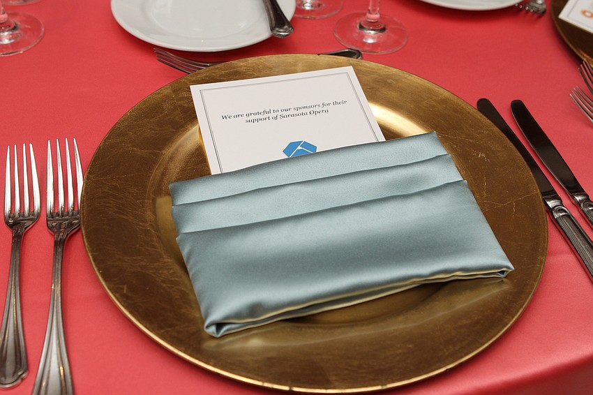 Nearly 100 guests were at the dinner.