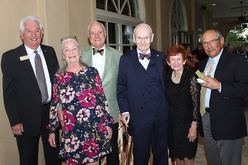 Ed Bavaria, Janis and Skip Swan, Scott Bushey, Ellyn Drummond and Joe Stephan