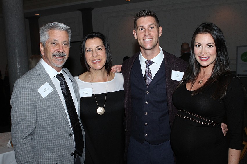 Bryan and Deborah McBrayer with Jim Lynch and Katy Lynch-McBrayer