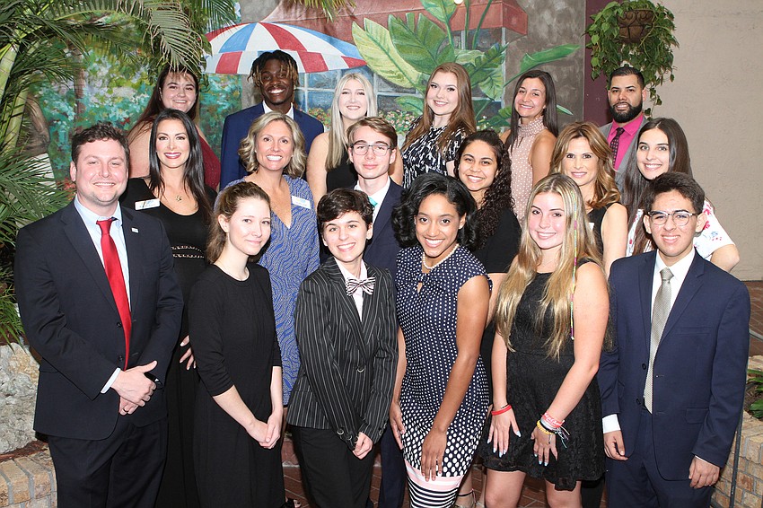 Teen Court staff and award recipients.