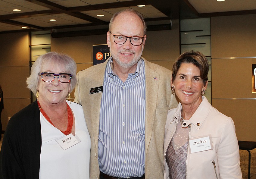 Sherry and Tom Koski with Audrey Robbins