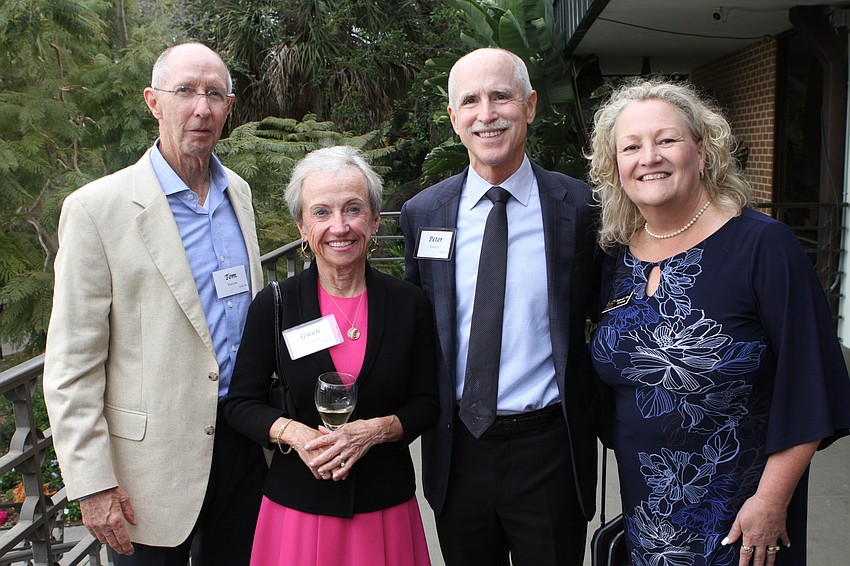 Tom and Gwen Watson with Peter Powers and Deborah Ann Trimble