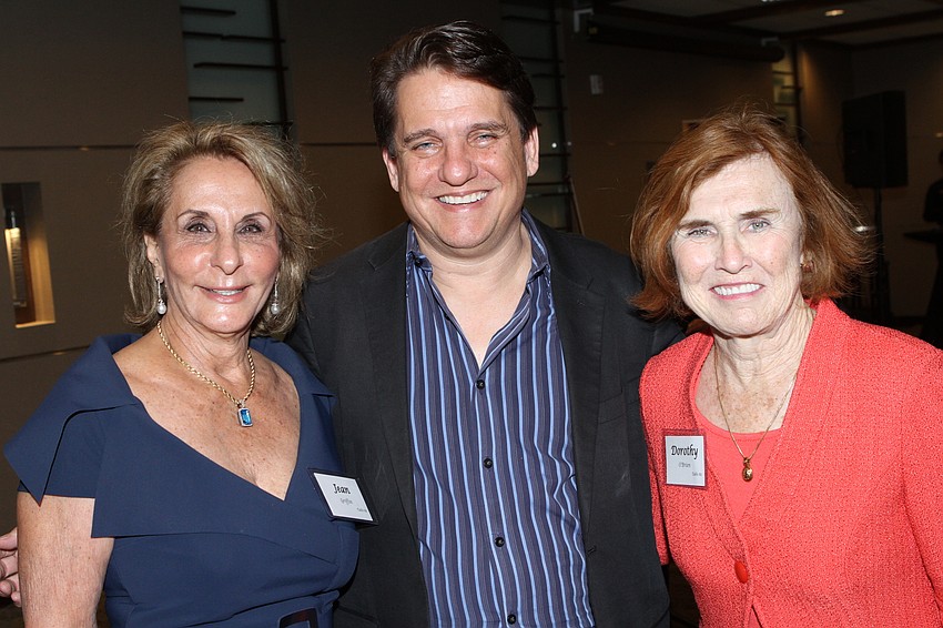 Jean Griffin, Guest Conductor Keith Lockhart and Dorothy O'Brien