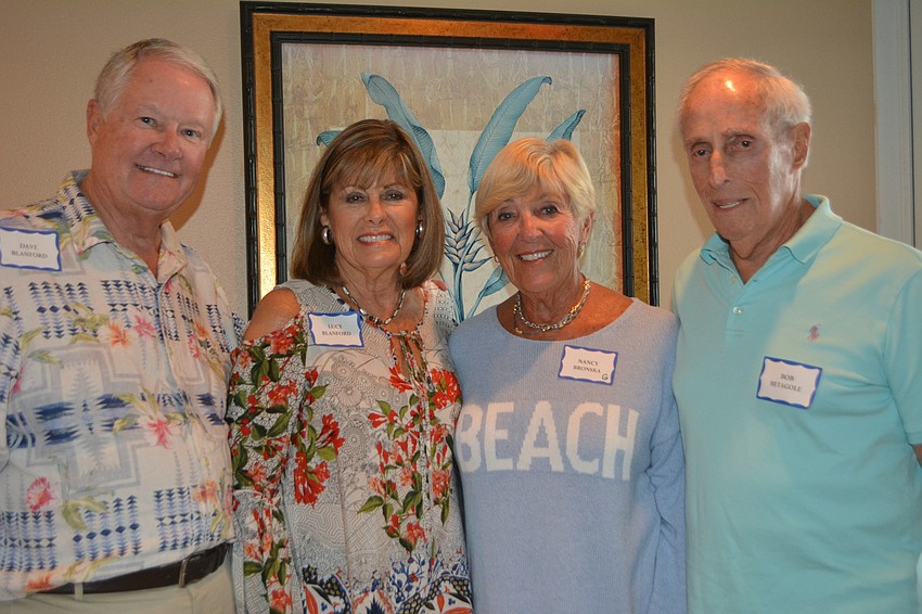 (Left to right) Dave Blanford, Lucy Blanford, Nancy Bronska and Bob Betagole