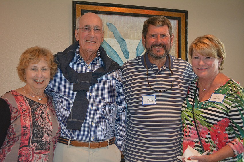 (Left to right) Lois Singer, Stan Singer, John Marshall and Jan Marshall