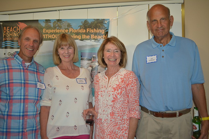 (Left to right) Andrew Benassi, Debra Benassi, Patty Weingart and Jim Weingart