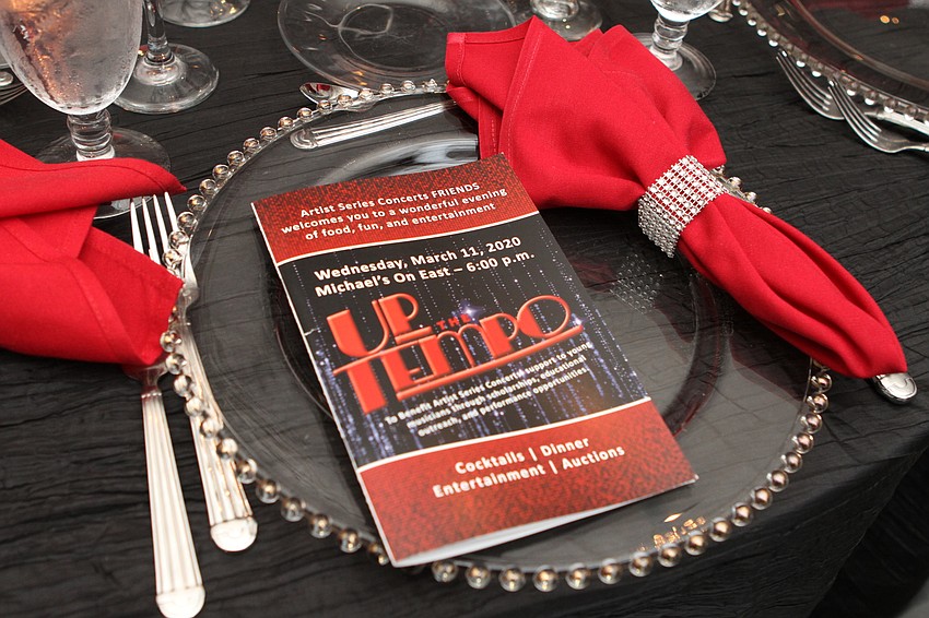 This year's event had a red theme.