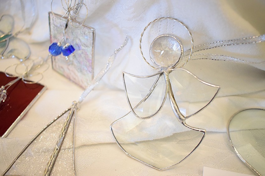 Carol Krah, president of the Creative Arts Association of Lakewood Ranch, has been making pieces out of stain glass for 29 years.