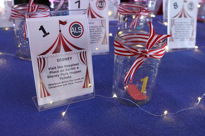 There were plenty of auction items to bid on.